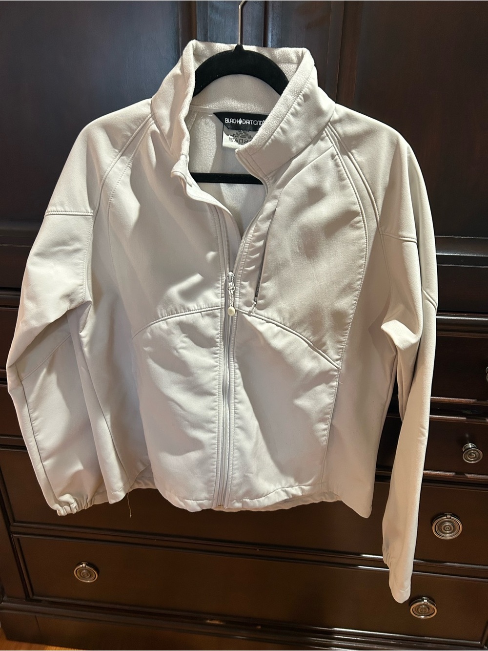 Black Diamond Women’s XL beige soft shell jacket